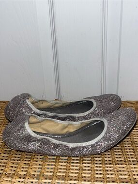 STUART WEITZMAN Glitter ballet flats